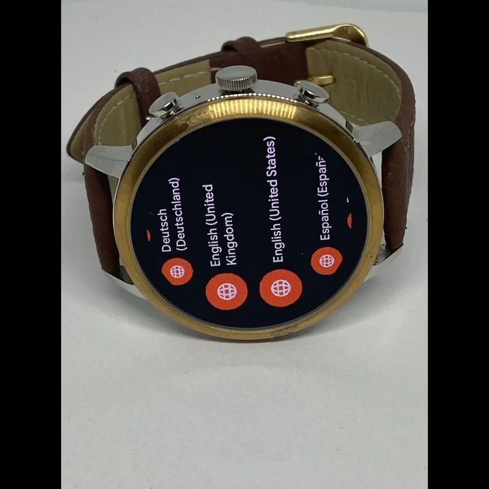 Fossil Gen 4 Authentic Digital Dial Smart Watch Custom Band FTW6016 AB502